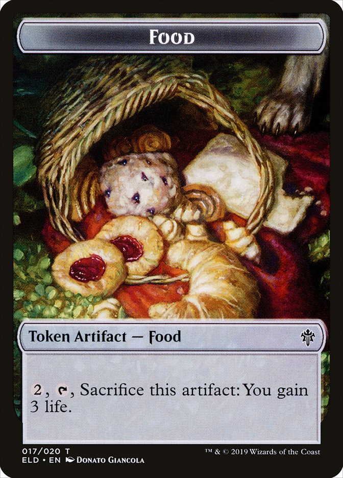 Food (017/020) [Throne of Eldraine Tokens] | The Gaming Verse