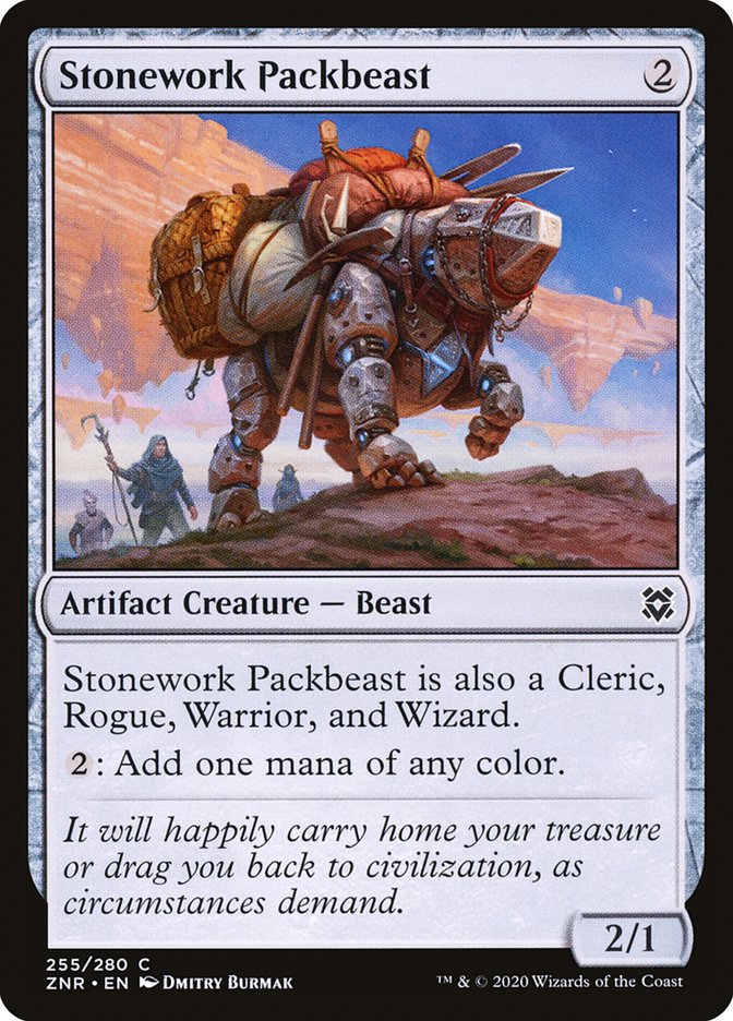 Stonework Packbeast [Zendikar Rising] | The Gaming Verse