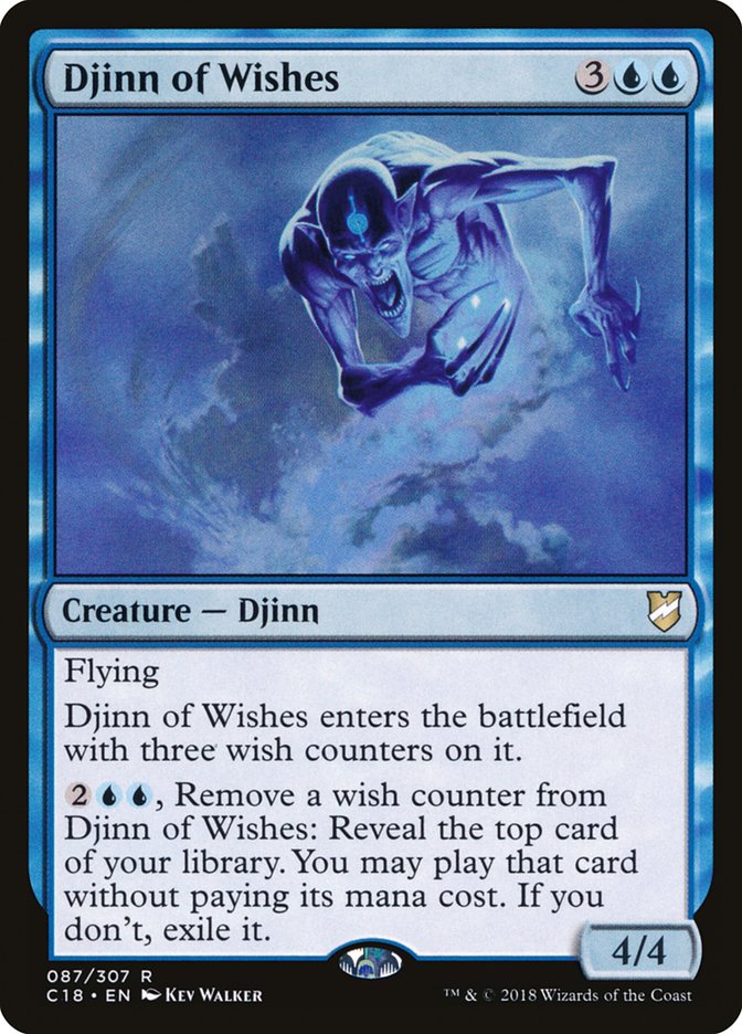 Djinn of Wishes [Commander 2018] | The Gaming Verse