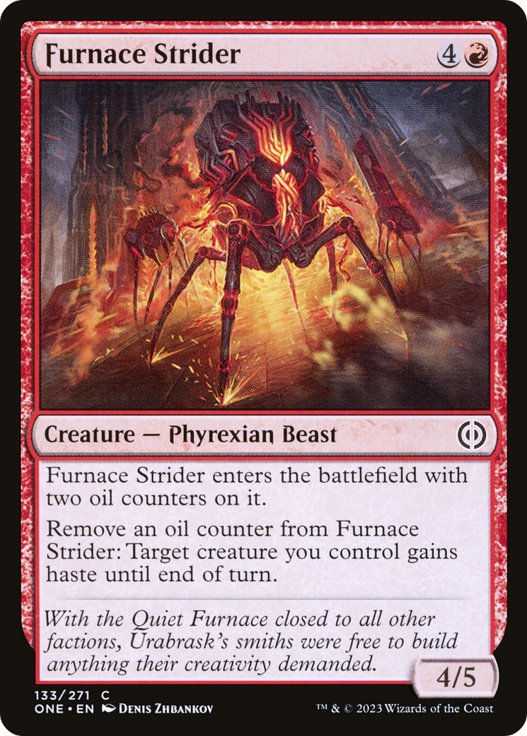 Furnace Strider [Phyrexia: All Will Be One] | The Gaming Verse