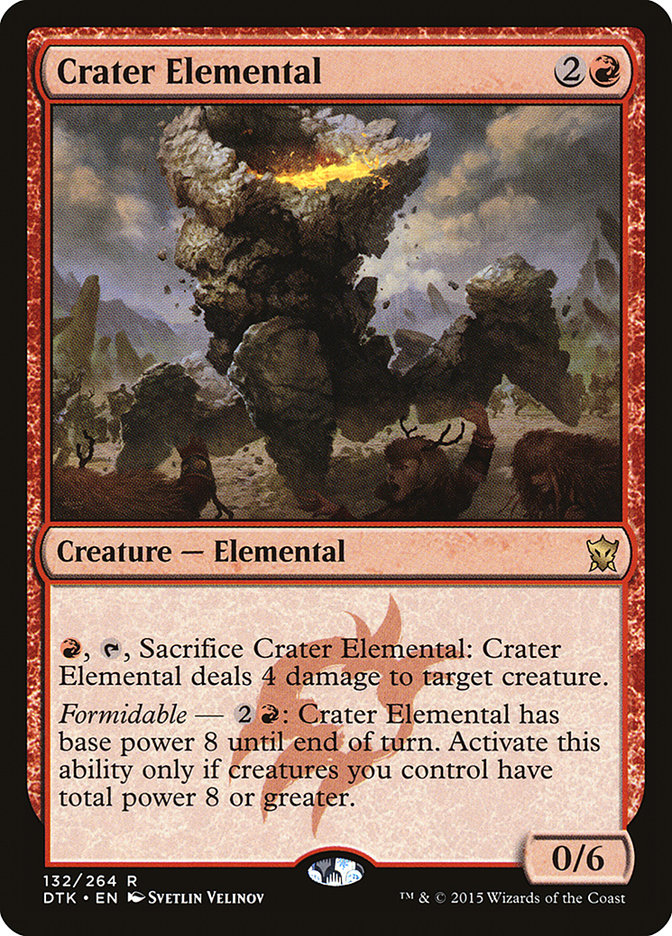 Crater Elemental [Dragons of Tarkir] | The Gaming Verse