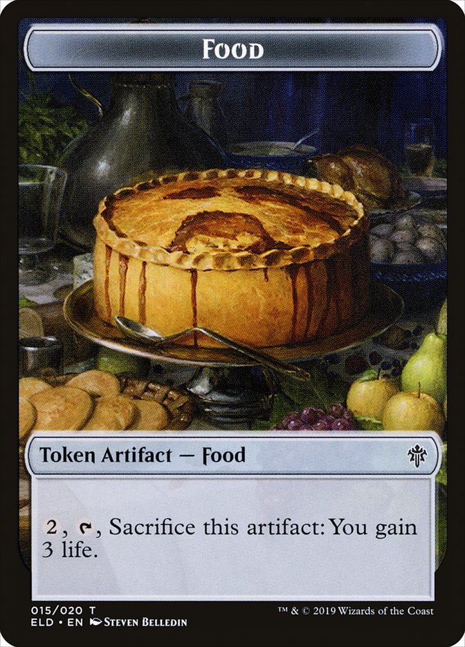 Food (015/020) [Throne of Eldraine Tokens] | The Gaming Verse