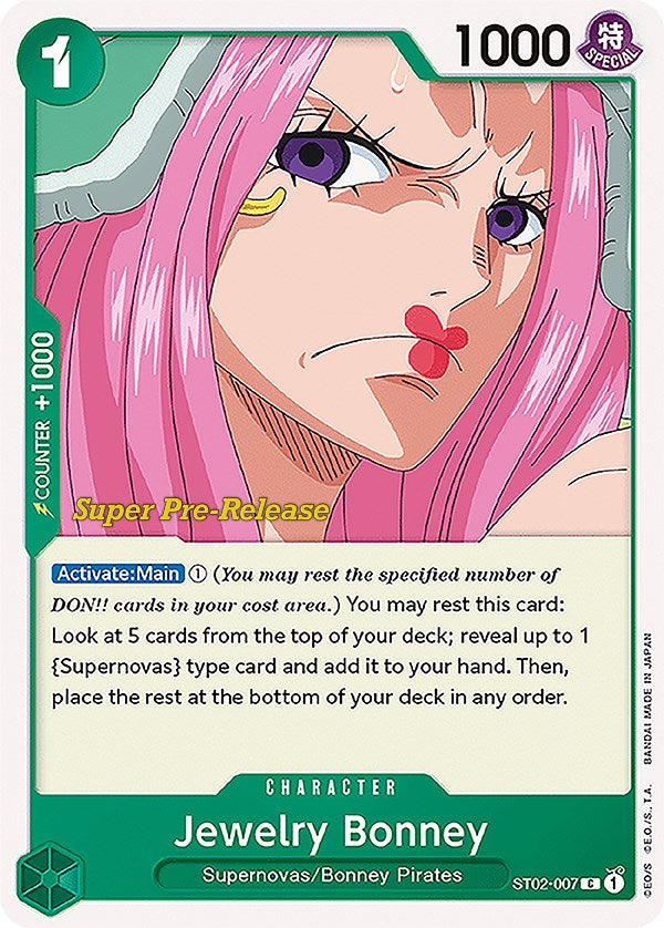 Jewelry Bonney [Super Pre-Release Starter Deck: Worst Generation] | The Gaming Verse