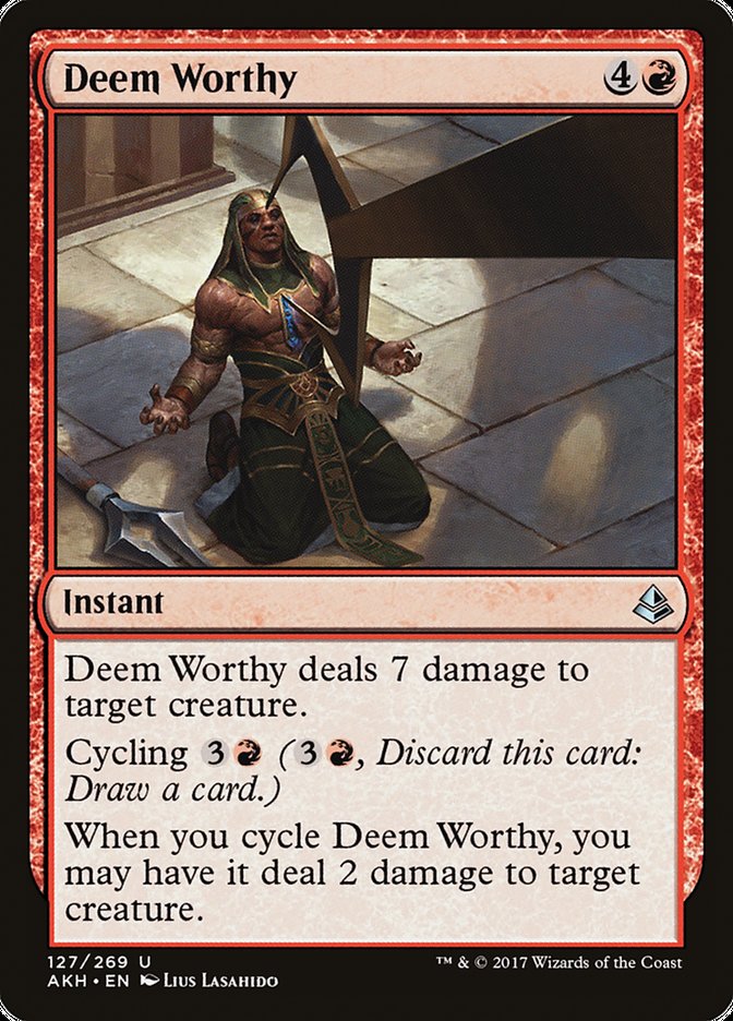 Deem Worthy [Amonkhet] | The Gaming Verse