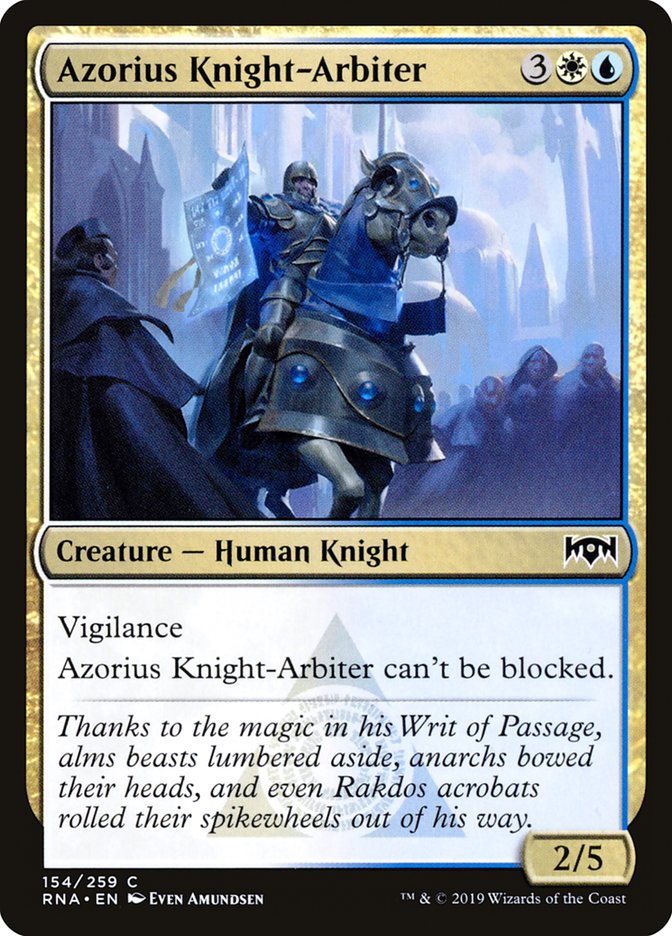 Azorius Knight-Arbiter [Ravnica Allegiance] | The Gaming Verse