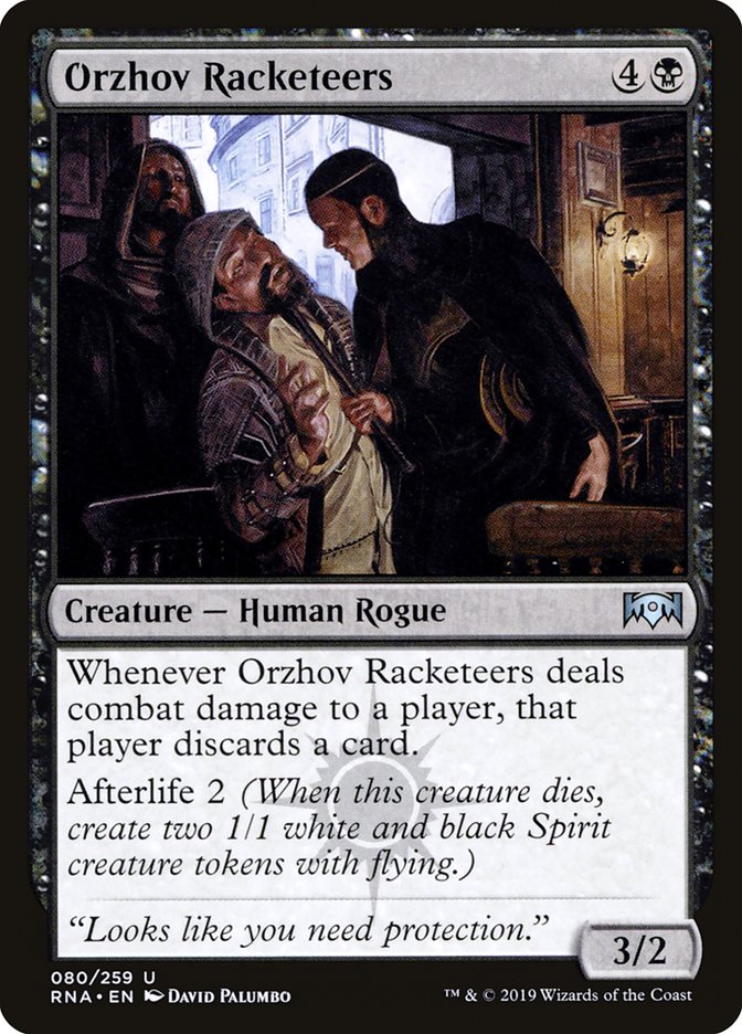 Orzhov Racketeers [Ravnica Allegiance] | The Gaming Verse