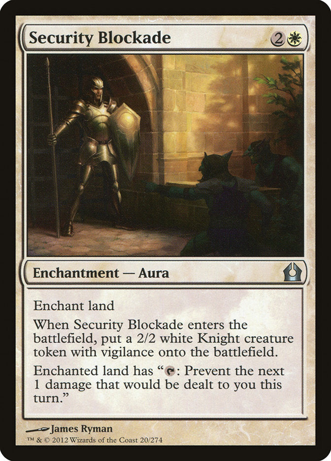 Security Blockade [Return to Ravnica] | The Gaming Verse