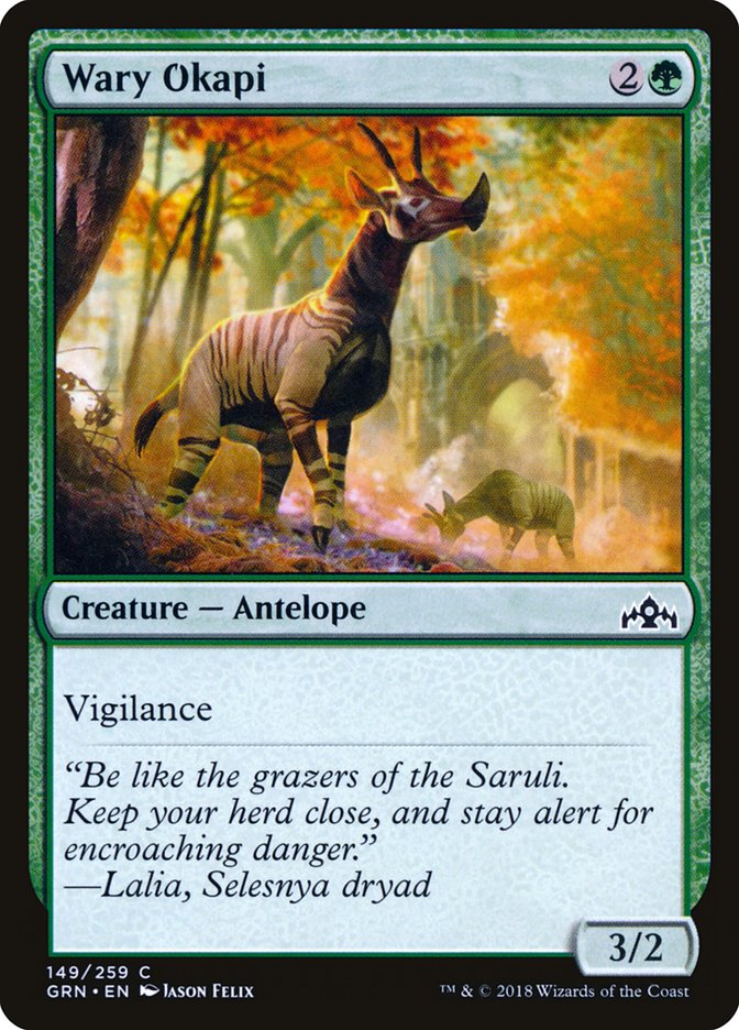 Wary Okapi [Guilds of Ravnica] | The Gaming Verse