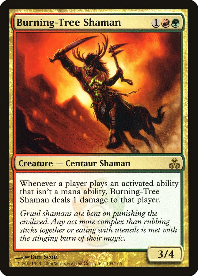 Burning-Tree Shaman [Guildpact] | The Gaming Verse