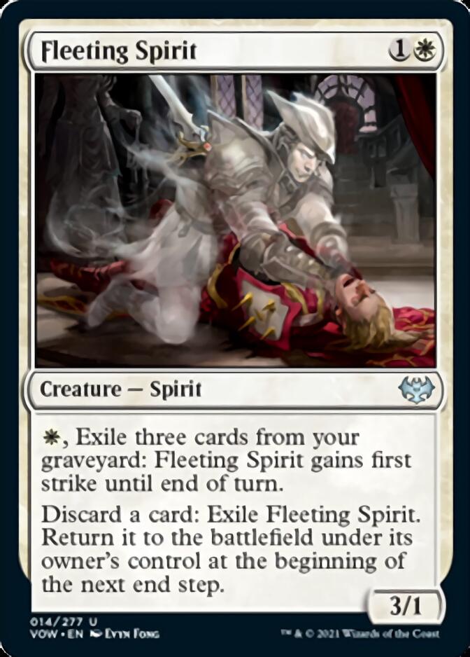 Fleeting Spirit [Innistrad: Crimson Vow] | The Gaming Verse