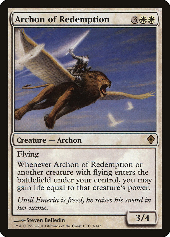 Archon of Redemption [Worldwake] | The Gaming Verse