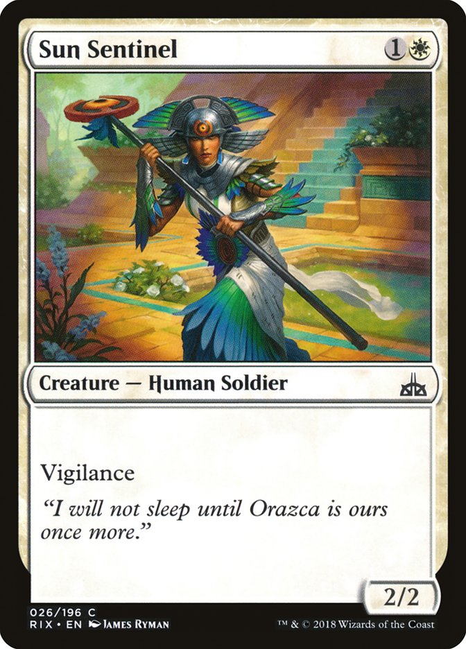 Sun Sentinel [Rivals of Ixalan] | The Gaming Verse