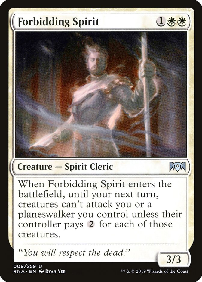 Forbidding Spirit [Ravnica Allegiance] | The Gaming Verse