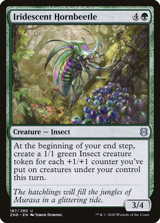 Iridescent Hornbeetle [Zendikar Rising] | The Gaming Verse