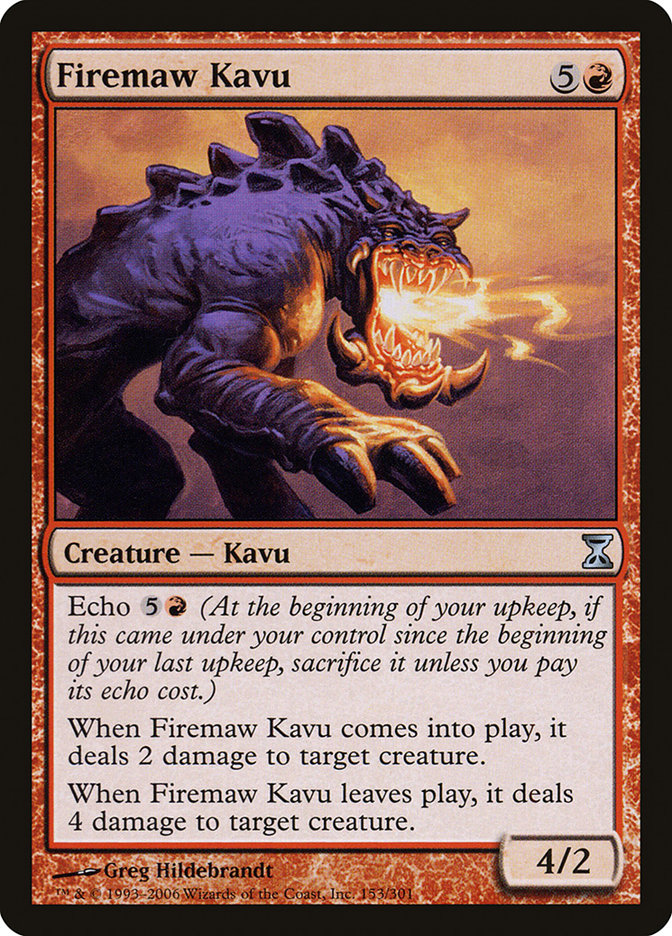 Firemaw Kavu [Time Spiral] | The Gaming Verse