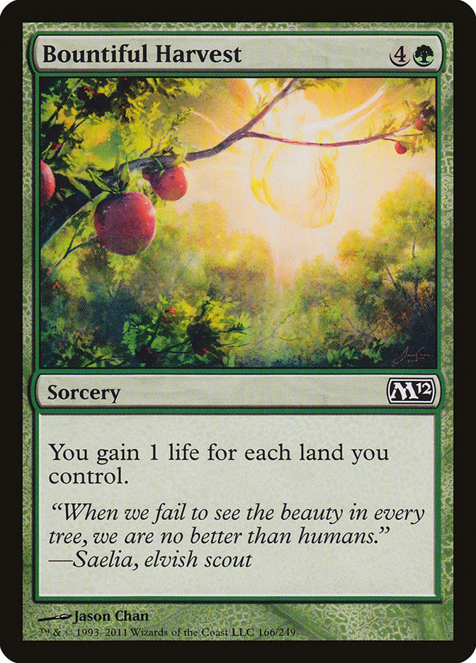 Bountiful Harvest [Magic 2012] | The Gaming Verse