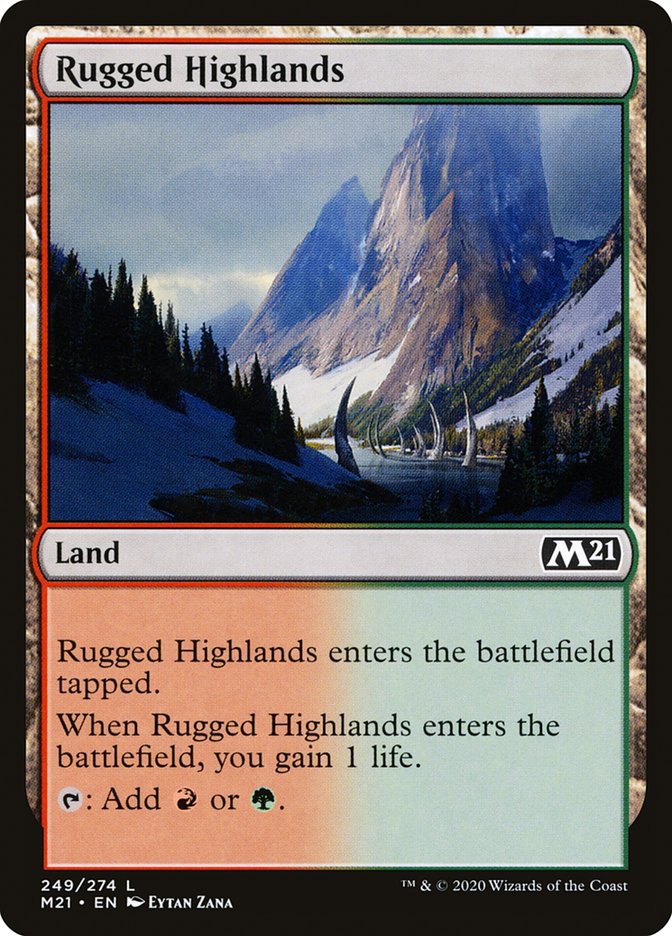 Rugged Highlands [Core Set 2021] | The Gaming Verse