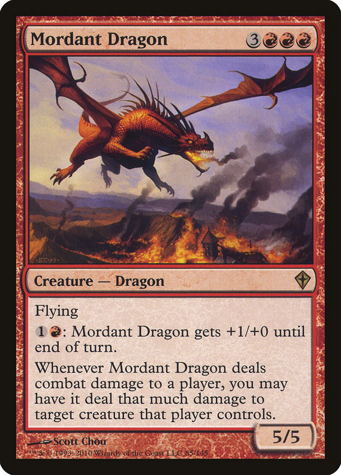 Mordant Dragon [Worldwake] | The Gaming Verse