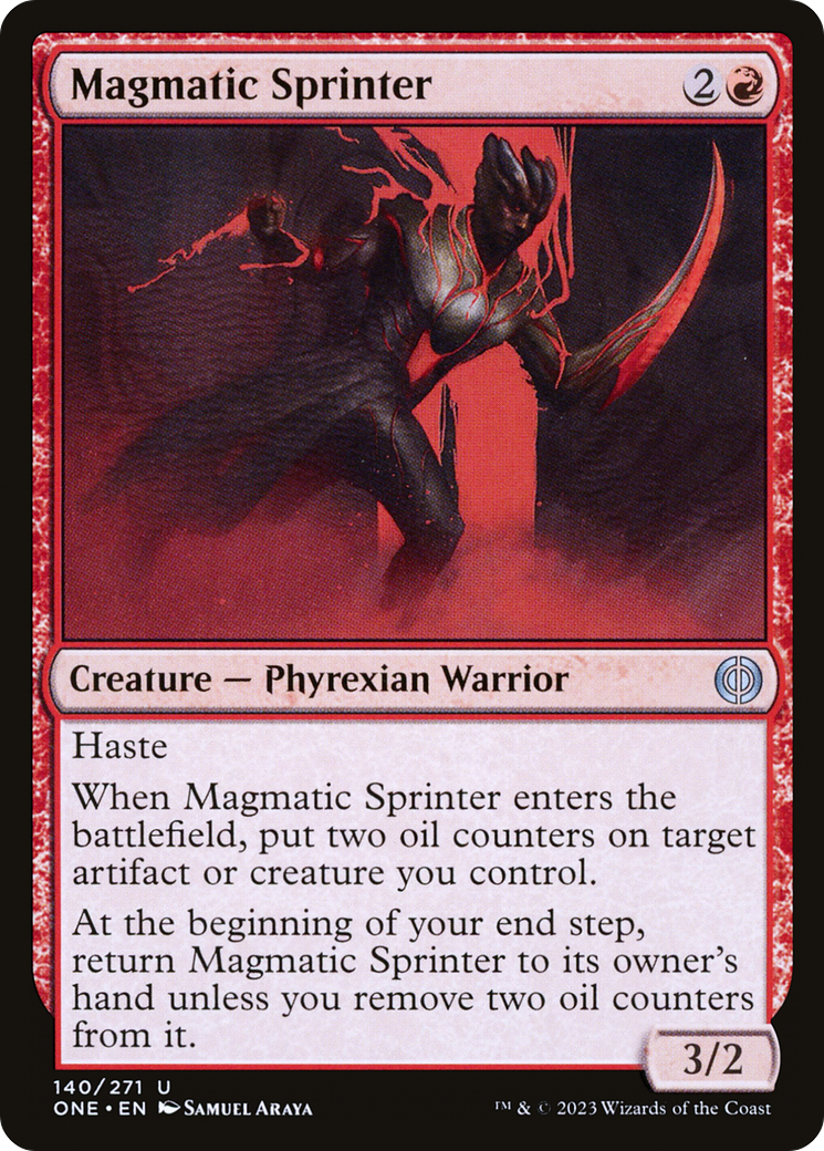 Magmatic Sprinter [Phyrexia: All Will Be One] | The Gaming Verse