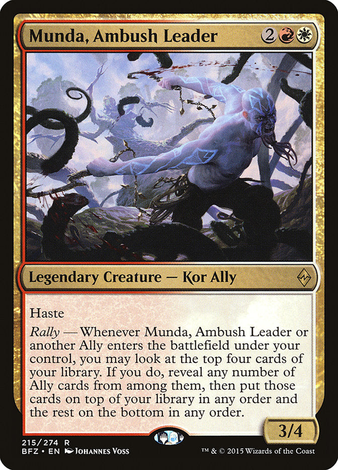 Munda, Ambush Leader [Battle for Zendikar] | The Gaming Verse