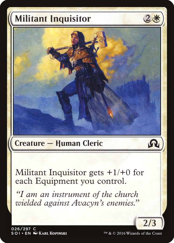 Militant Inquisitor [Shadows over Innistrad] | The Gaming Verse