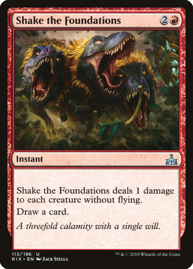 Shake the Foundations [Rivals of Ixalan] | The Gaming Verse