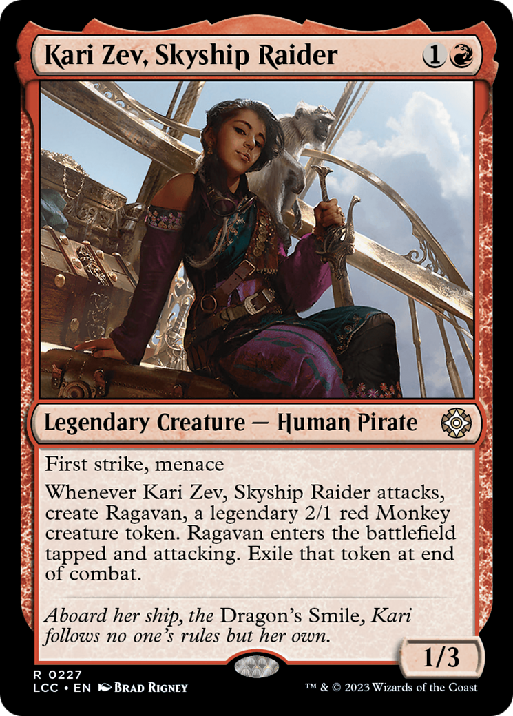 Kari Zev, Skyship Raider [The Lost Caverns of Ixalan Commander] | The Gaming Verse