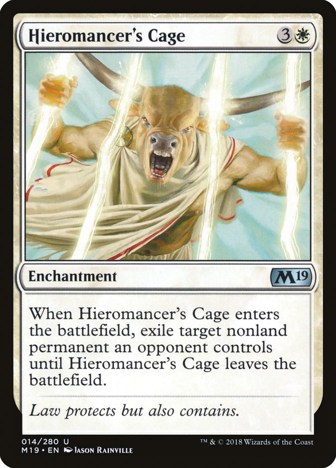 Hieromancer's Cage [Core Set 2019] | The Gaming Verse