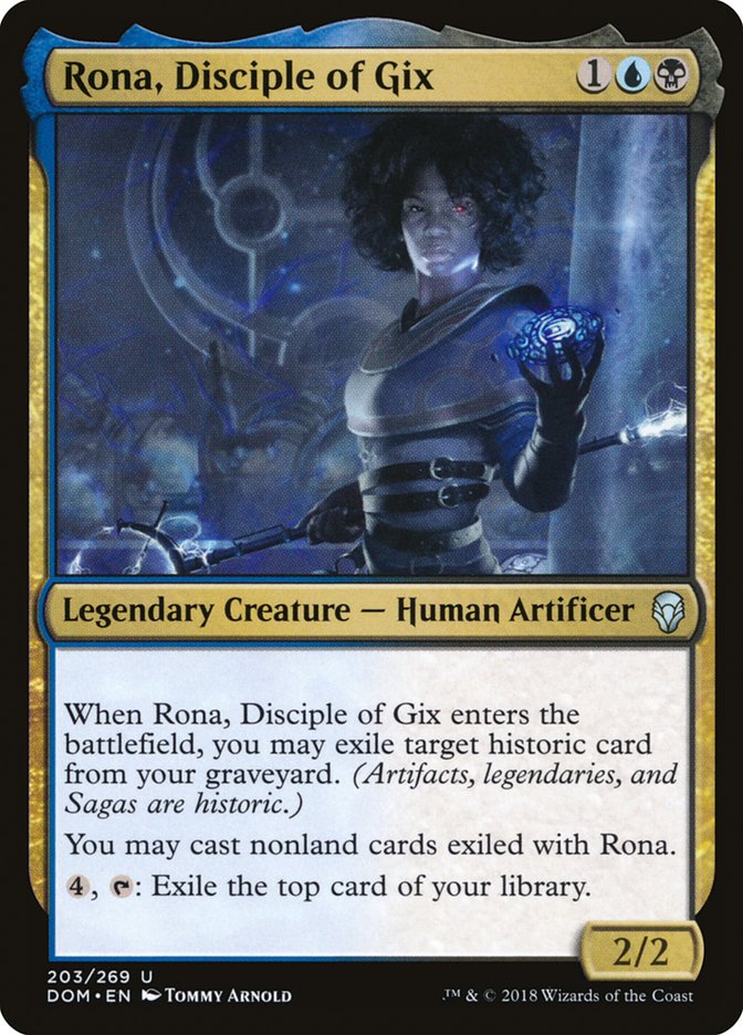 Rona, Disciple of Gix [Dominaria] | The Gaming Verse