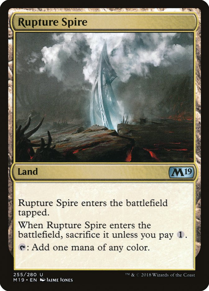 Rupture Spire [Core Set 2019] | The Gaming Verse