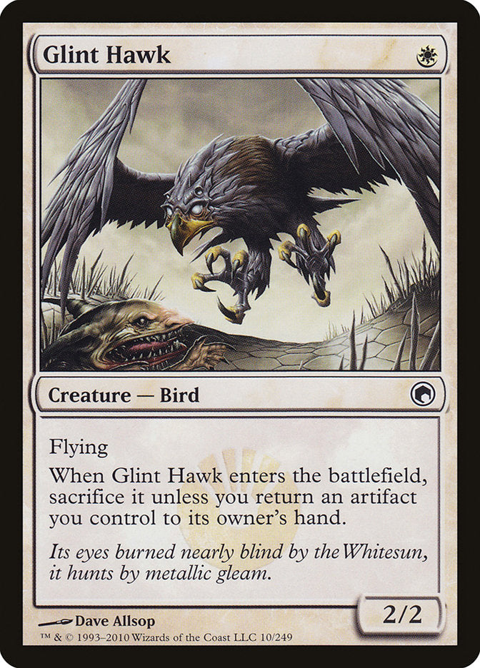 Glint Hawk [Scars of Mirrodin] | The Gaming Verse