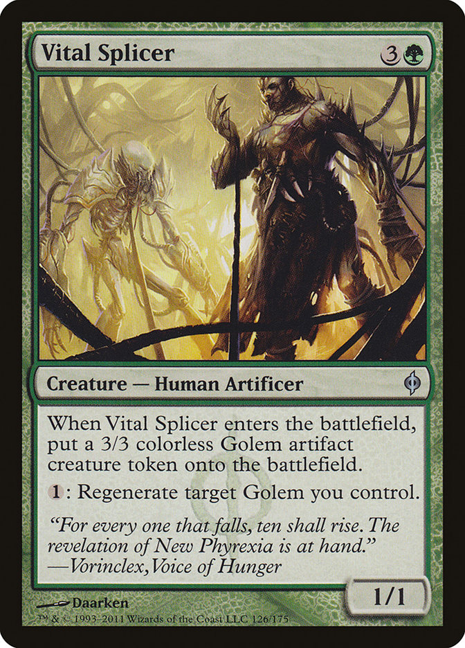 Vital Splicer [New Phyrexia] | The Gaming Verse