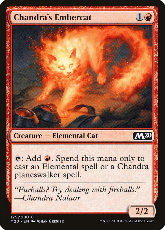 Chandra's Embercat [Core Set 2020] | The Gaming Verse