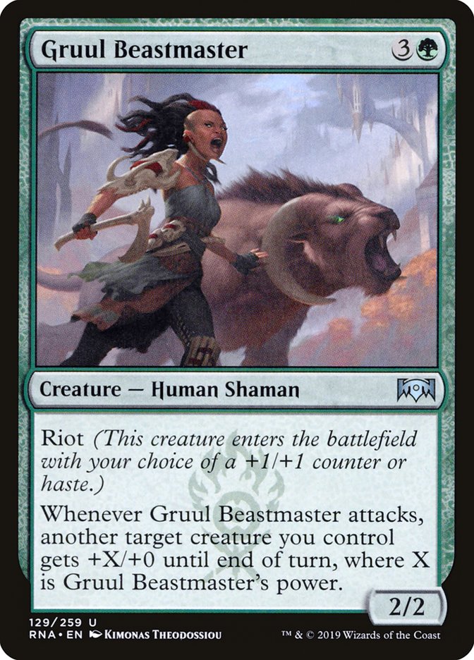 Gruul Beastmaster [Ravnica Allegiance] | The Gaming Verse