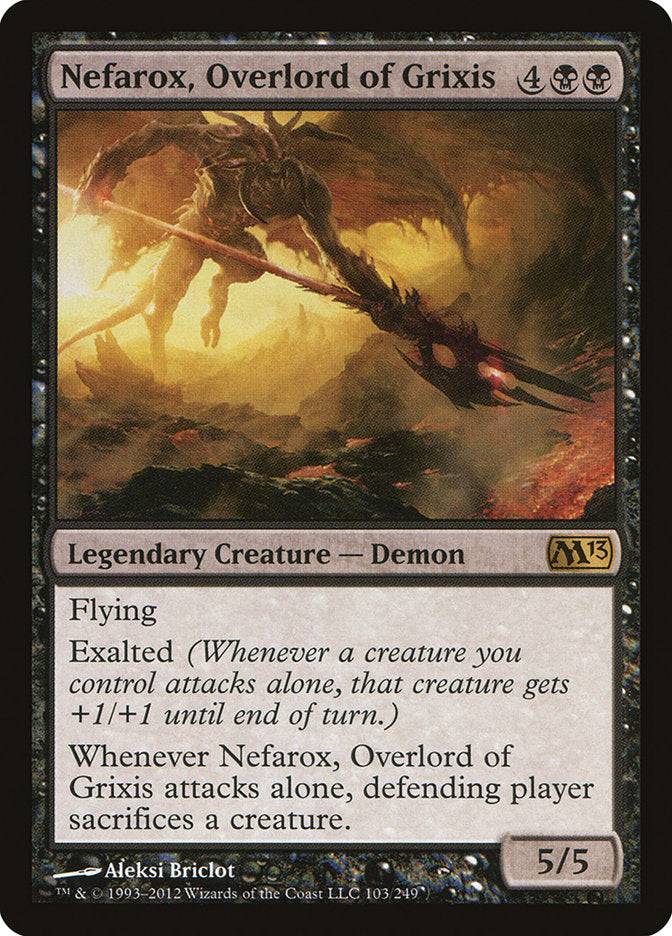 Nefarox, Overlord of Grixis [Magic 2013] | The Gaming Verse