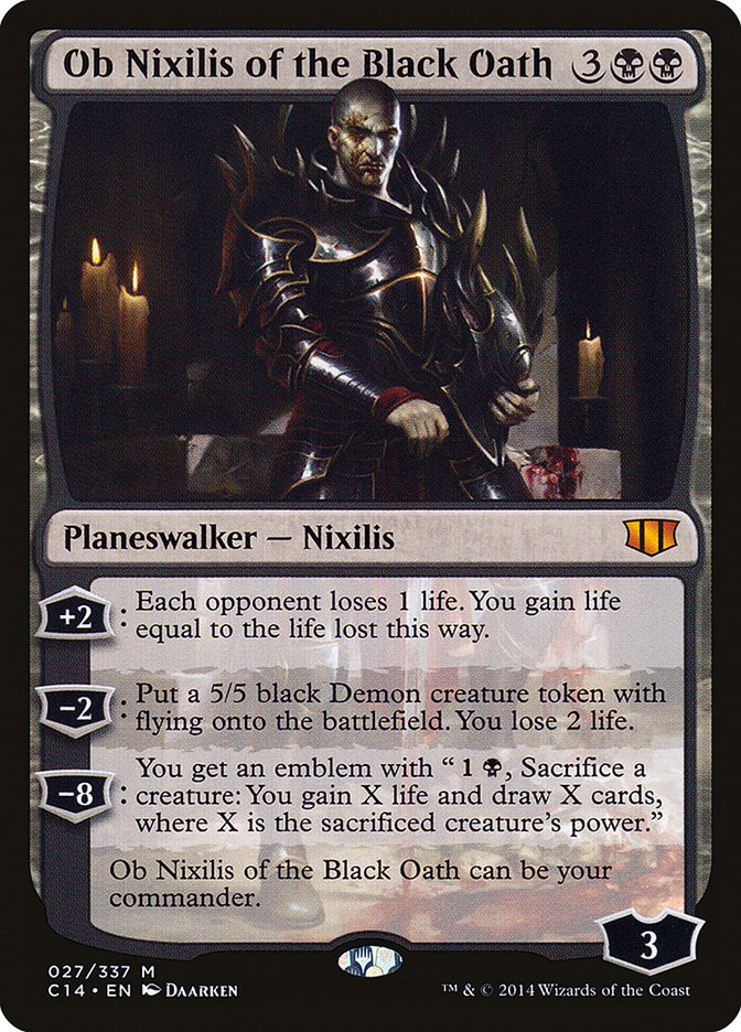 Ob Nixilis of the Black Oath [Commander 2014] | The Gaming Verse