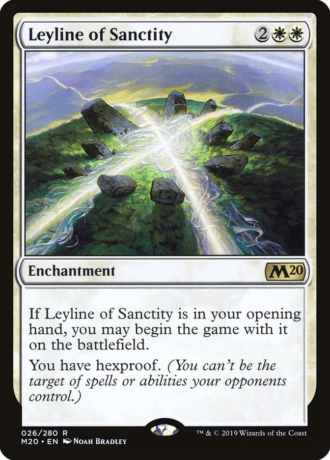 Leyline of Sanctity [Core Set 2020] | The Gaming Verse