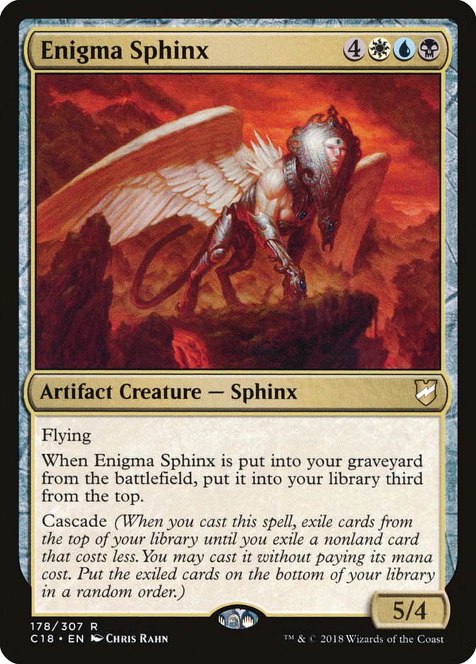 Enigma Sphinx [Commander 2018] | The Gaming Verse