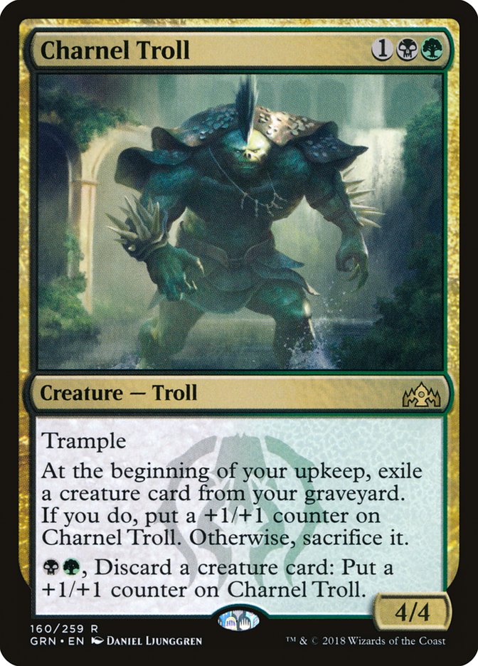 Charnel Troll [Guilds of Ravnica] | The Gaming Verse