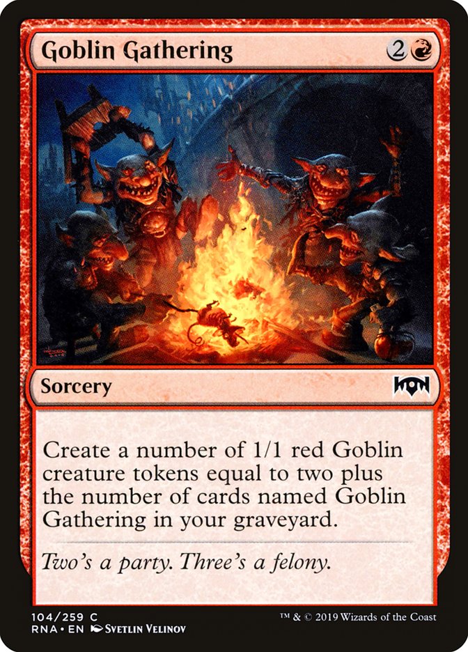 Goblin Gathering [Ravnica Allegiance] | The Gaming Verse