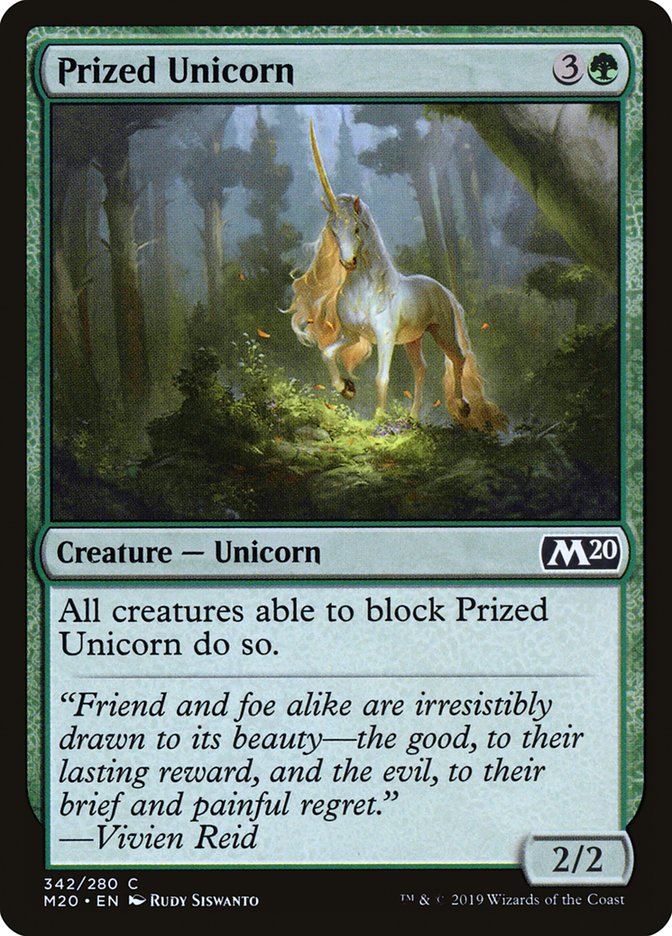 Prized Unicorn [Core Set 2020] | The Gaming Verse