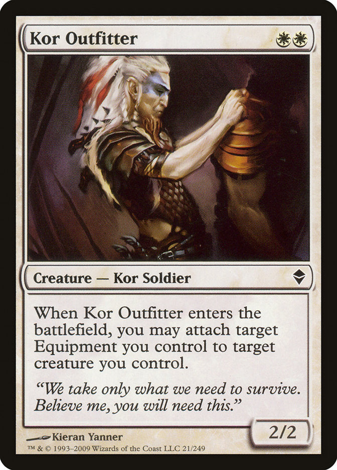 Kor Outfitter [Zendikar] | The Gaming Verse