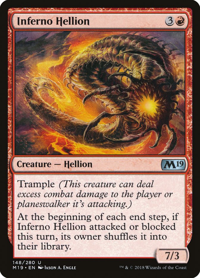 Inferno Hellion [Core Set 2019] | The Gaming Verse