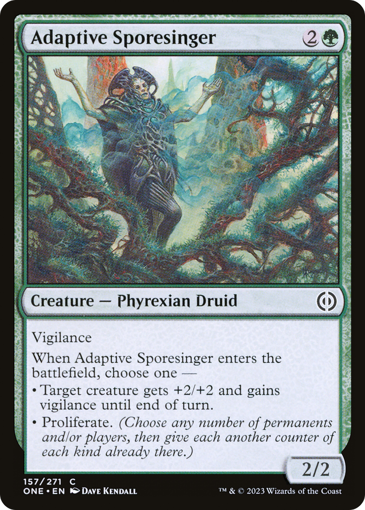 Adaptive Sporesinger [Phyrexia: All Will Be One] | The Gaming Verse