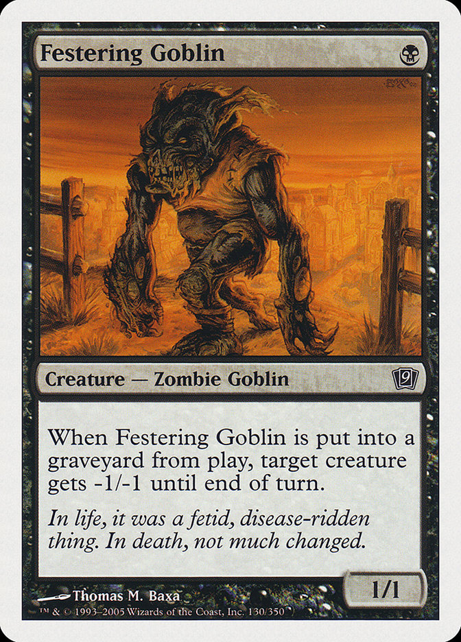 Festering Goblin [Ninth Edition] | The Gaming Verse