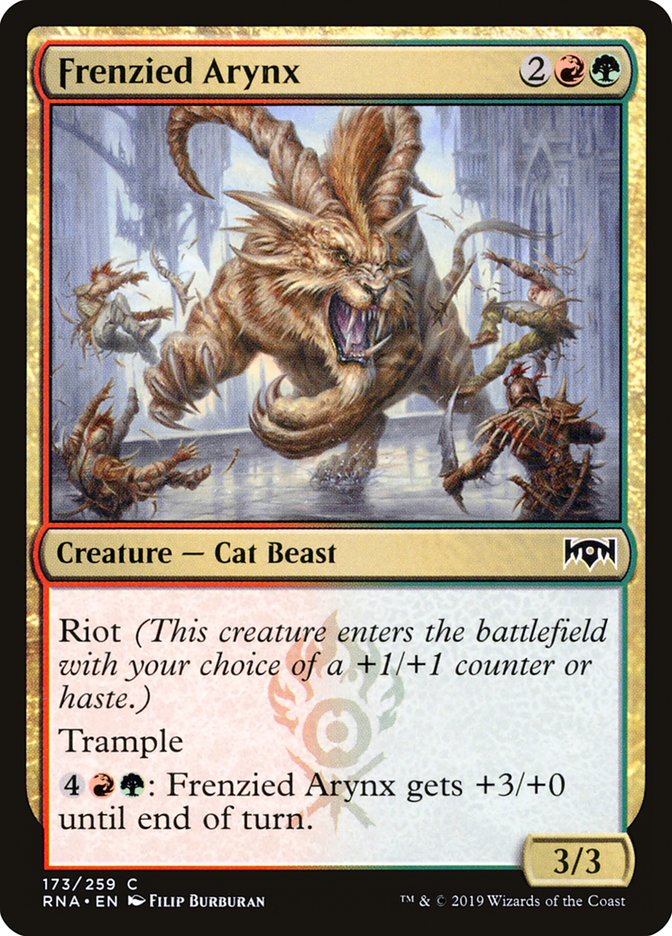 Frenzied Arynx [Ravnica Allegiance] | The Gaming Verse