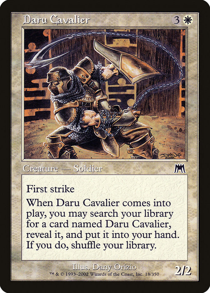 Daru Cavalier [Onslaught] | The Gaming Verse