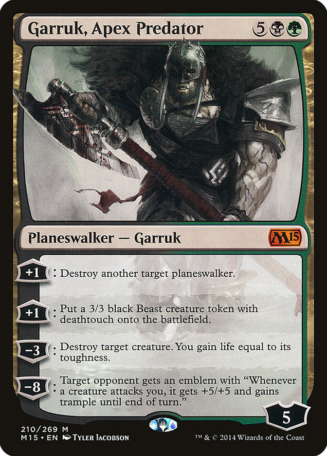 Garruk, Apex Predator [Magic 2015] | The Gaming Verse