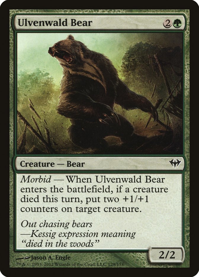 Ulvenwald Bear [Dark Ascension] | The Gaming Verse