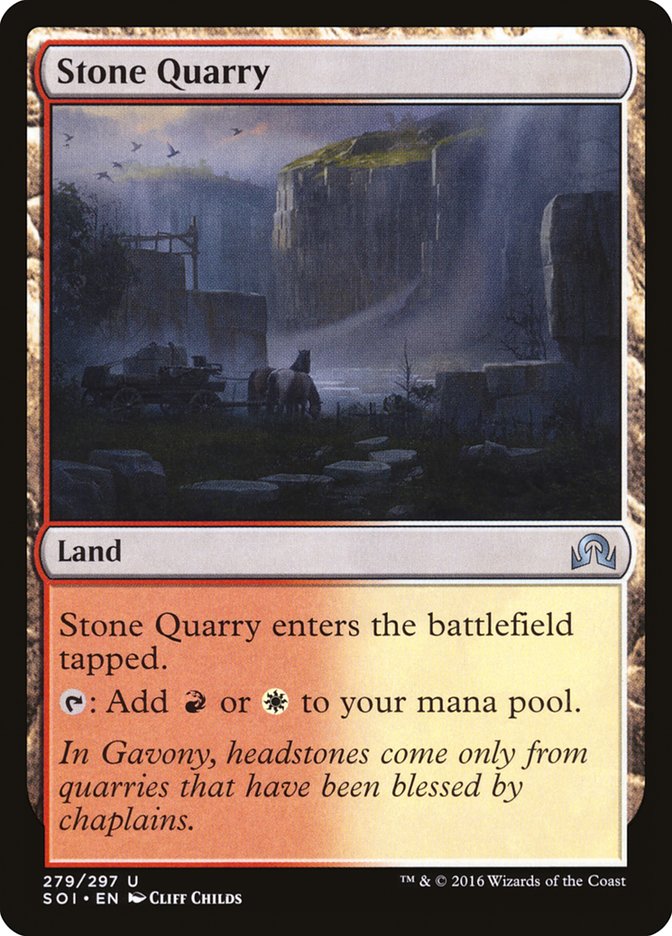 Stone Quarry [Shadows over Innistrad] | The Gaming Verse